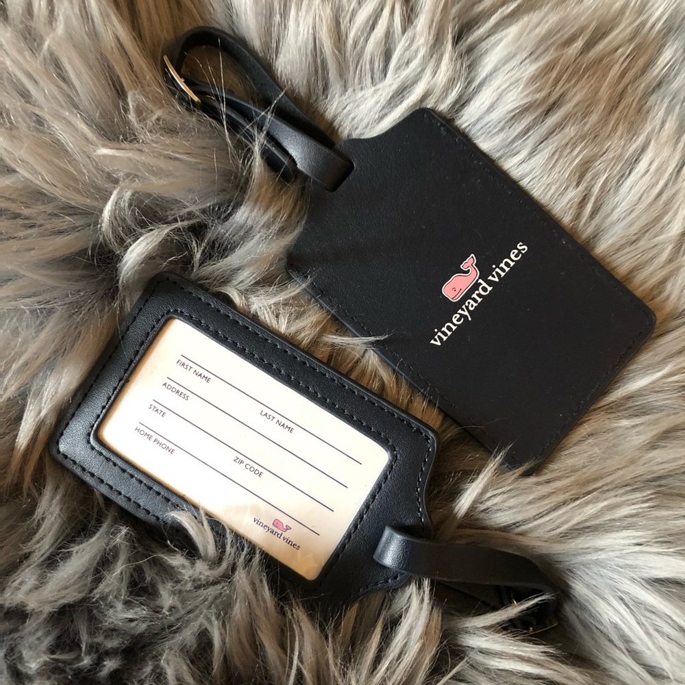 2 Vineyard Vines Luggage Tags